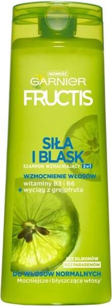 GARNIER Neu Fructis Kraft und Glanz Shampoo für normales Haar 400ml