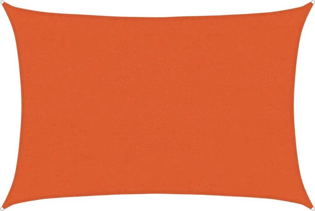 Tenda a Vela 4x6m Arancione | Ombreggiante Design HDPE 160g per Terrazzi