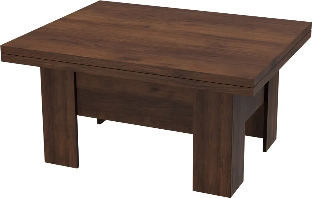 Table à manger Eryk MINIO noyer Warmia extensible de 100 à 200 cm