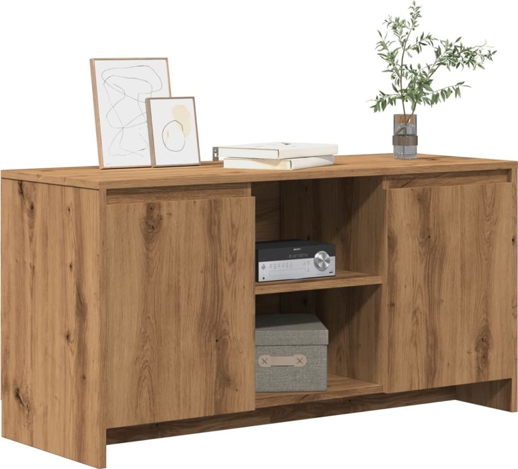 Maison Exclusive - TV-Schrank Artisan-Eiche 102x37,5x52,5 cm Holzwerkstoff