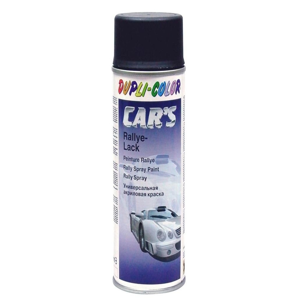 Car's Rallye Lack Lackspray schwarz seidenmatt 600 ml. Produktbild 
