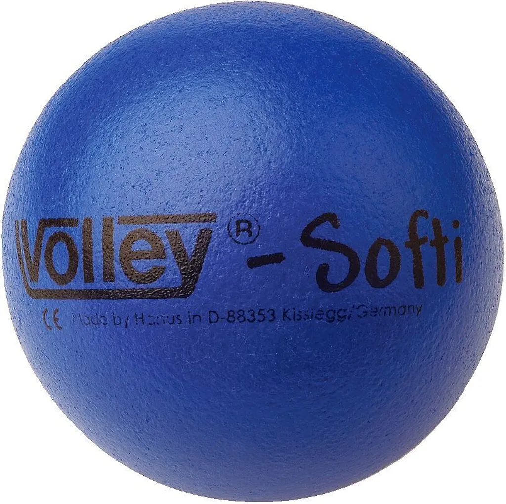 Ballon en mousse sans bruit Sport-Thieme Softi bleu spécial intérieur