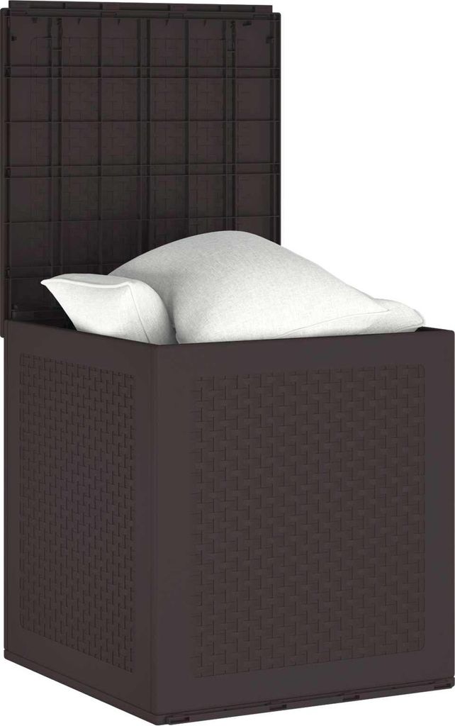 vidaXL Aufbewahrungsbox Braun 55 x 53 x 57 cm Polypropylen Produktbild 