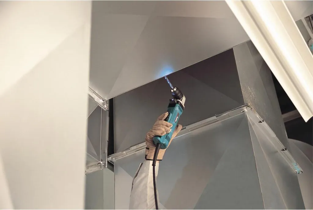 Perceuse visseuse d'angle Makita DA3011F 450W mandrin auto-serrant 10mm - 2