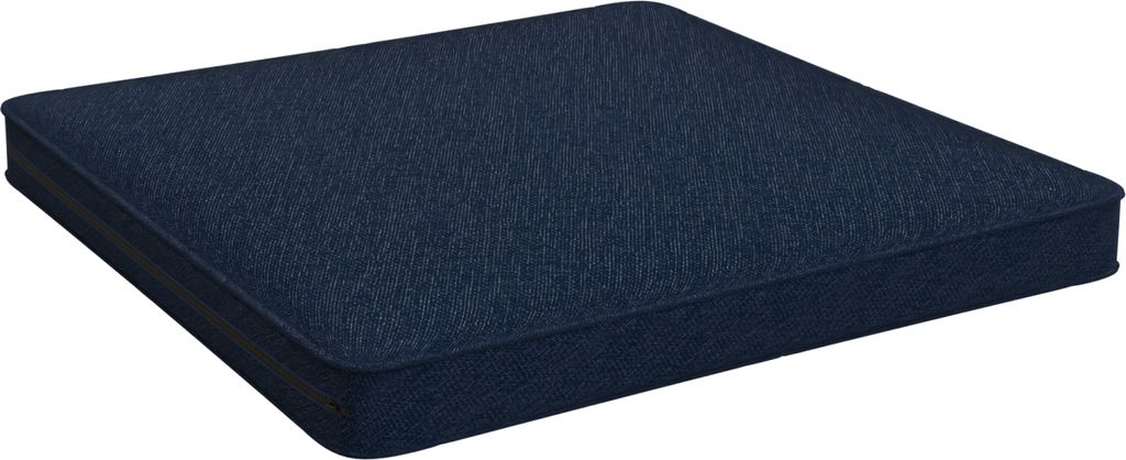 POKAR Loungekissen Sitzauflagen Sitzkissen Sitzpolster, Farbe:Dunkelblau, Size:Sitzkissen 60x60
