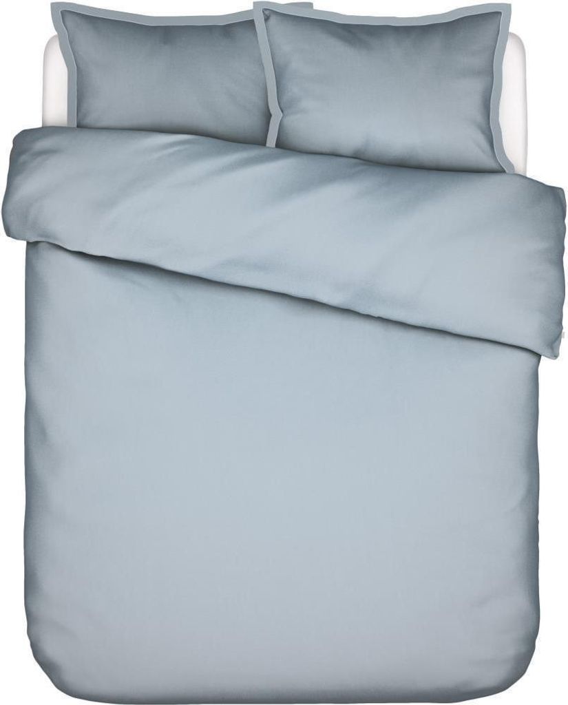 Essenza Bettwäsche-Garnitur Satin Aziza Farbe Zen blue Größe 135x200+80x80