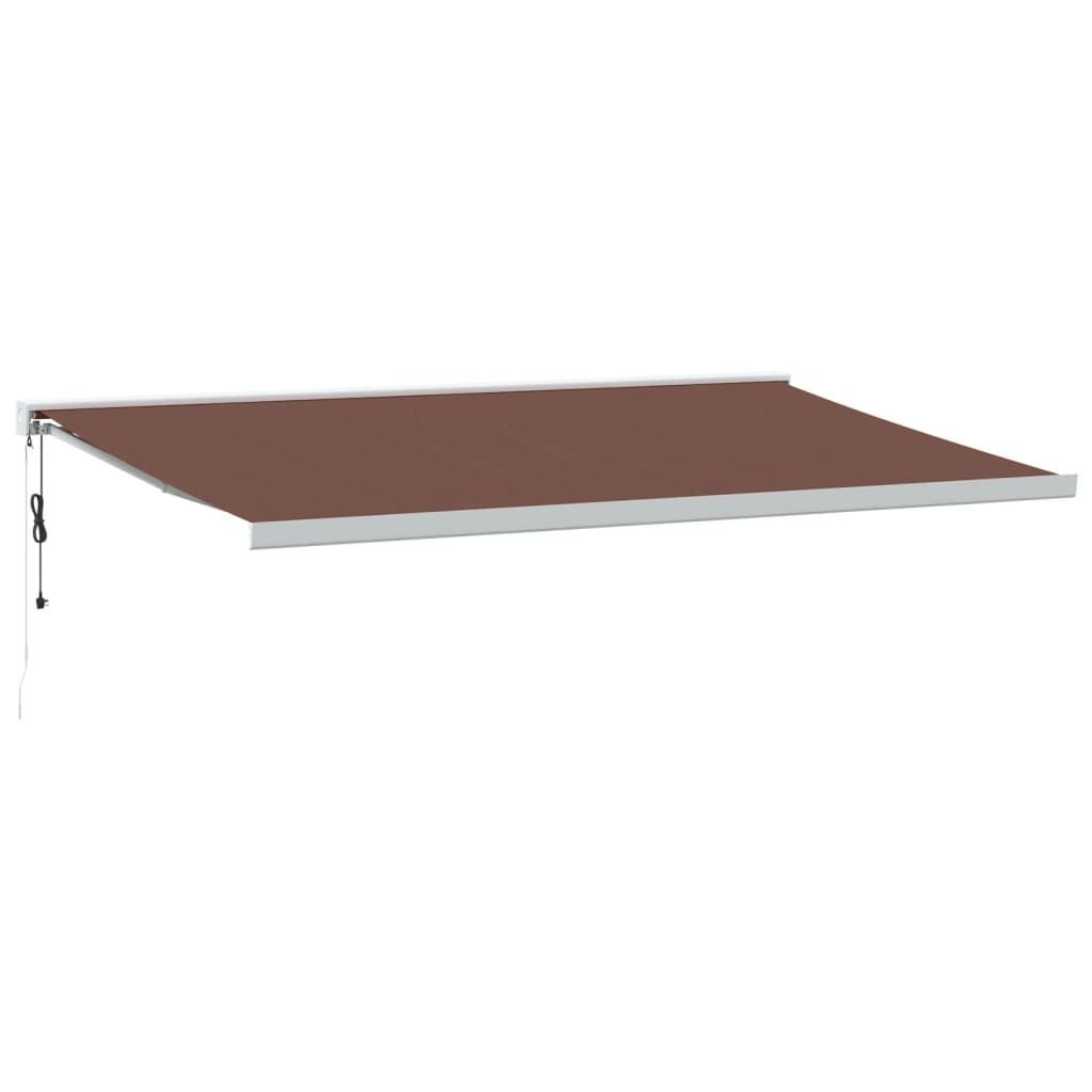 Markise Automatisch Braun 500x300 cm
