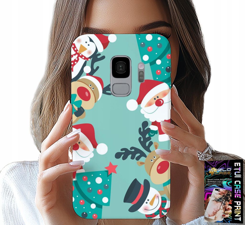 Fall Für Samsung Galaxy S9 - S9 - S9 - S9 - S9 - Weihnachten Weihnachten Rentier, Rentier Schneemann