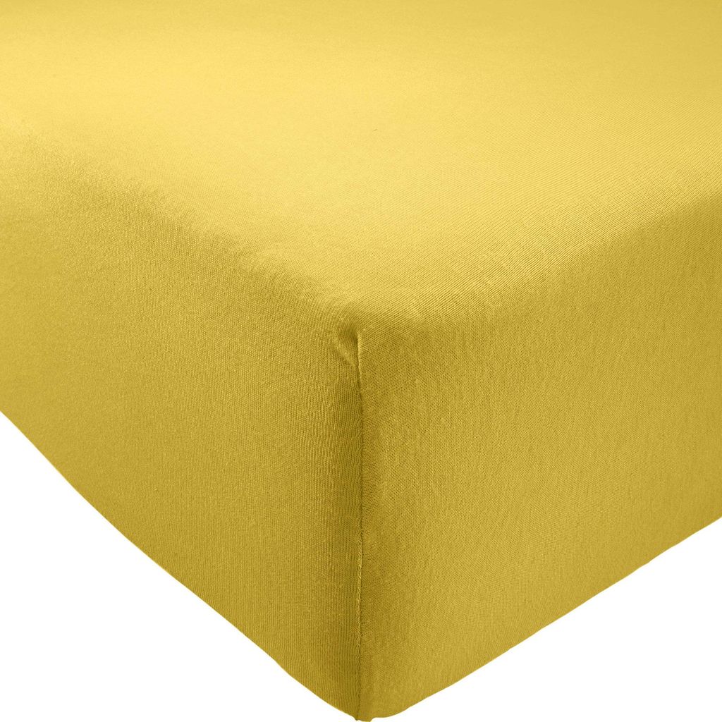REDBEST Spannbettlaken Pittsburgh" gelb 140x200 cm - 160x200 cm"