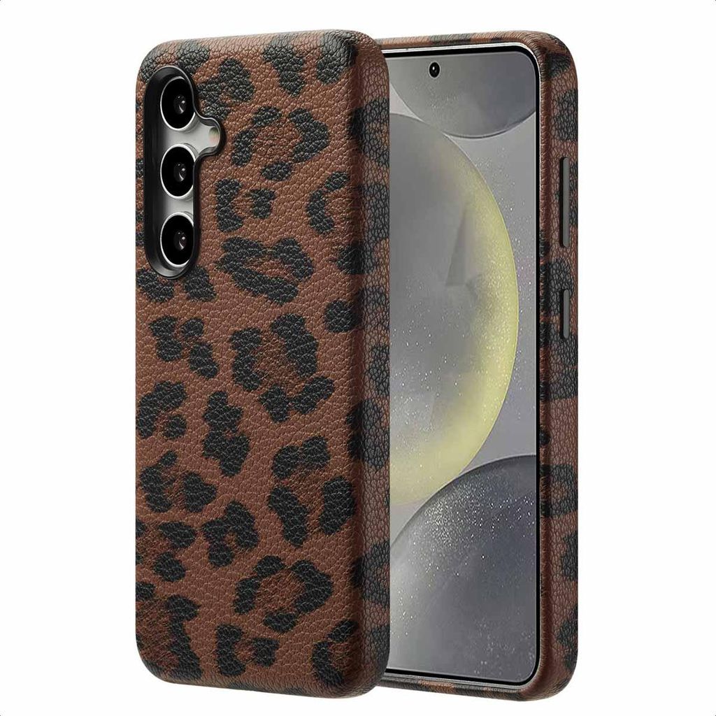 Selencia Sabi Backcover Leopardenmuster mit MagSafe Samsung Produktbild 