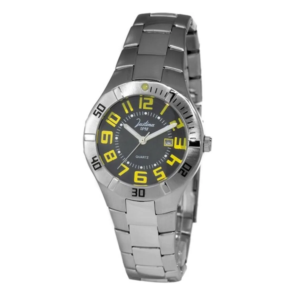Orologio Donna Justina JPN14 Ø 35 mm - Accessorio Moda Black & Silver