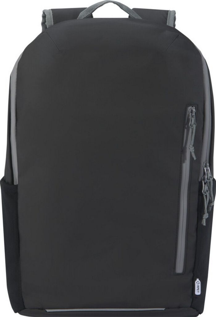 Rucksack für Laptops "Aqua", recyceltes Material, 21L PF4181 (Einheitsgröße) (Schwarz)
