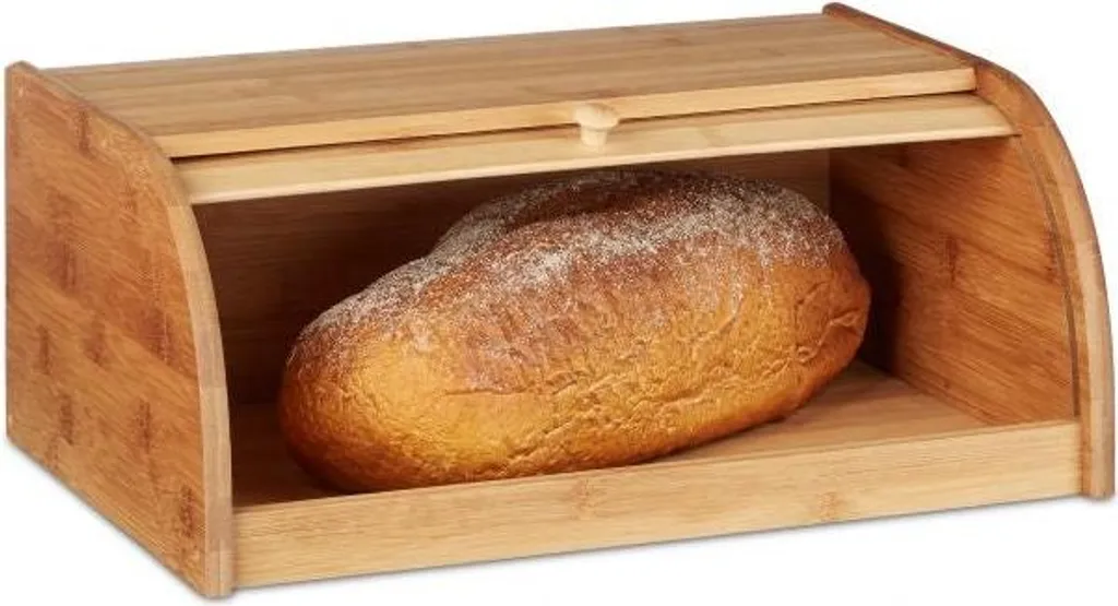 Portapane in Bambù Naturale | Cassetta Pane Salva Freschezza Eco-Friendly
