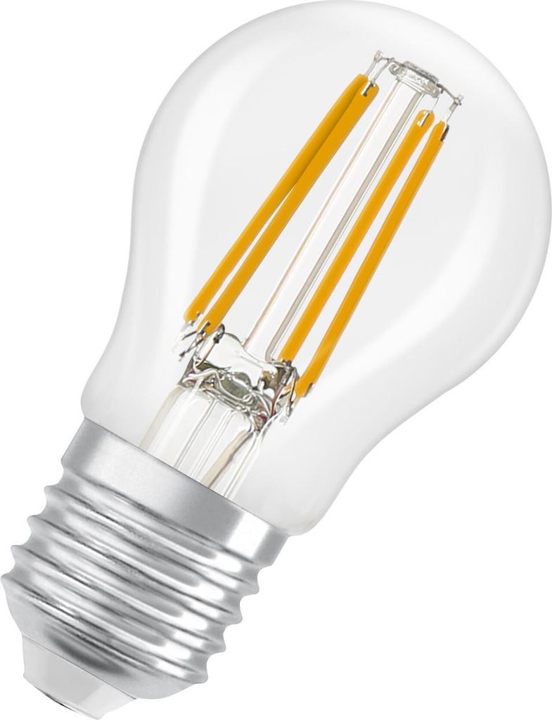 OSRAM LED Leuchtmittel LED Retrofit CLASSIC P DIM 3.4W 827 Clear E27 Dimmbar Warm weiß 4099854443947