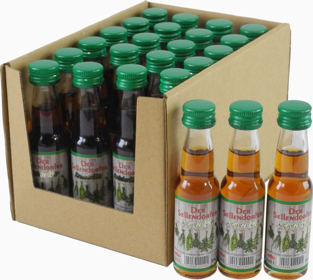 Sellendorfer Kräuterlikör 24er Pack (24 x 2 cl / 20 % vol.)