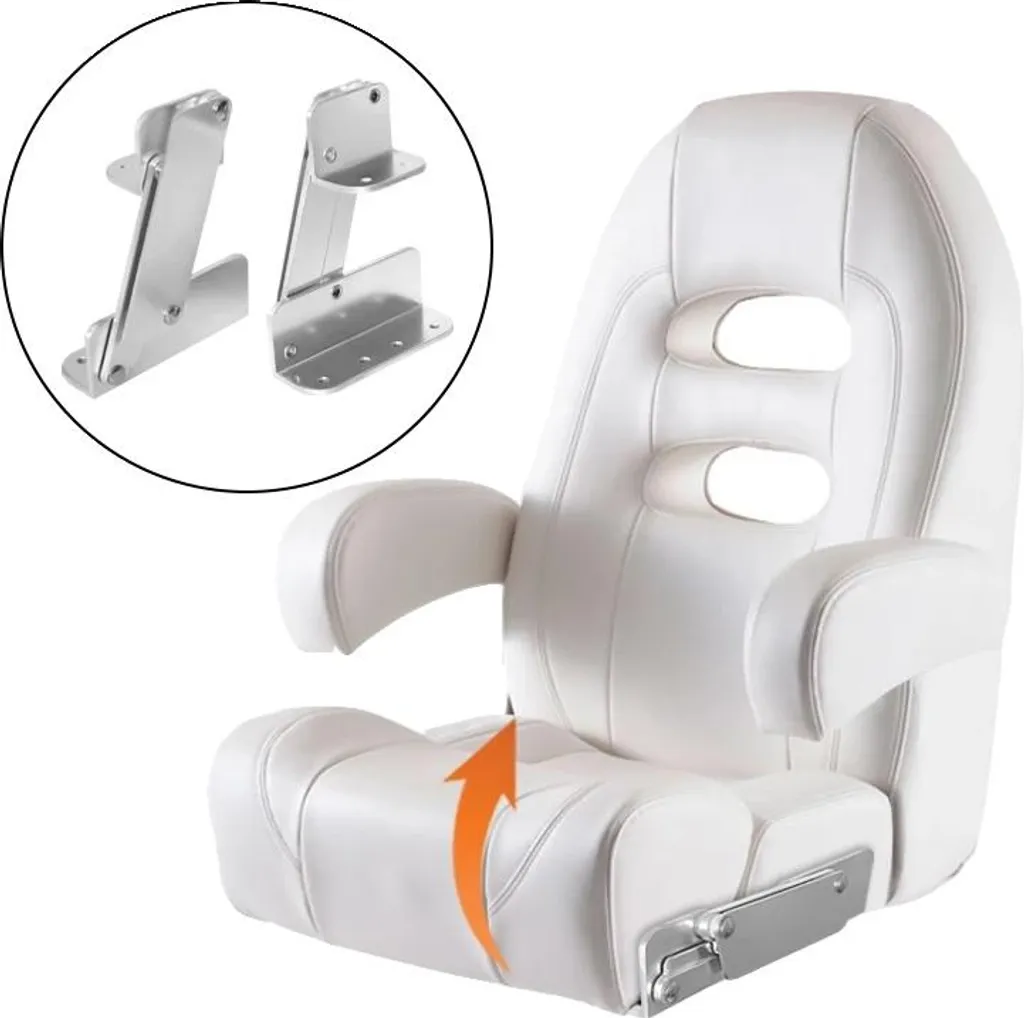 Charnière de siège de bateau anti-écrasement en aluminium ultra léger