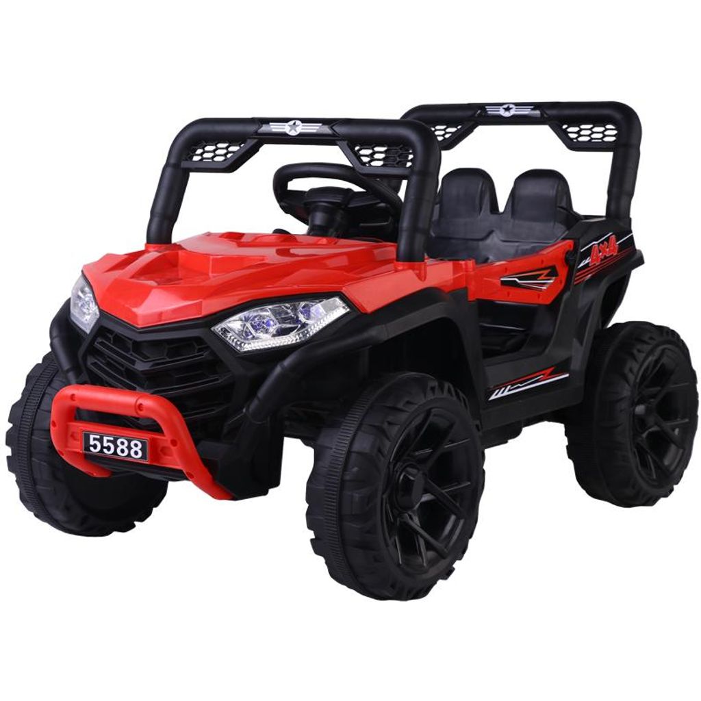 Elektro-Kinderbuggy 12V – 4x38W, mit Schaukelfunktion, Musik & LED