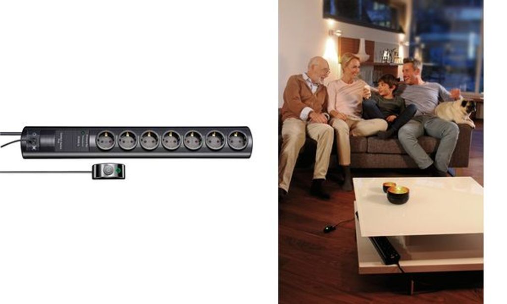 Brennenstuhl 1153300467, 7 AC-Ausgänge, Typ F, 230 V, 16 A, Produktbild 