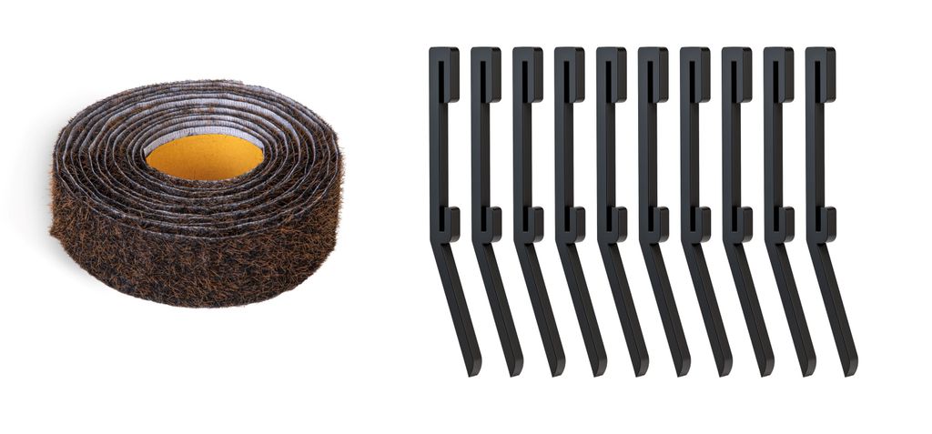 Alberts Schneckenband mit Erdspieß, Schneckenstopp, Schneckenabwehr, Schneckenschutz