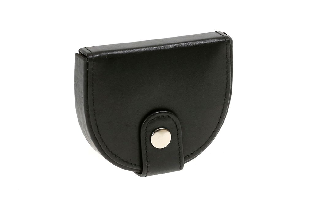 LEAS Schüttelbörse Münzbörse Echt-Leder, schwarz Produktbild 