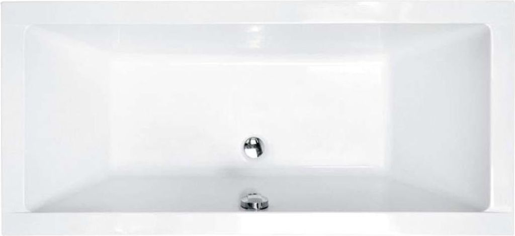 Baignoire rectangulaire - 150 x 70 cm - Tablier Blanc - Image du produit 