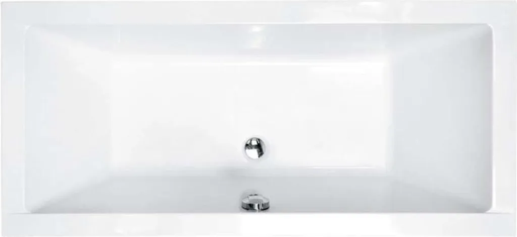 Baignoire Droite 140x70 cm OPTIMA - Pack Complet avec Tablier et Pieds