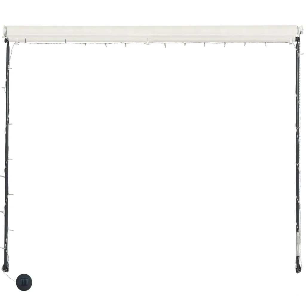 VIDAXL - Tenda Da Sole Retrattile Manuale 450x300 Cm Crema