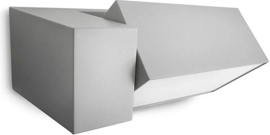 Applique murale Philips Border Gris anthracite IP44 pour extérieur moderne - 2