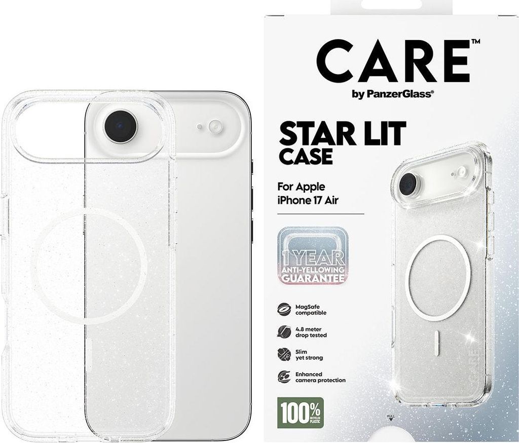PanzerGlass CARE by Flagship Case Urban Explorer Star Lit m. White MagSafe iPhone Air