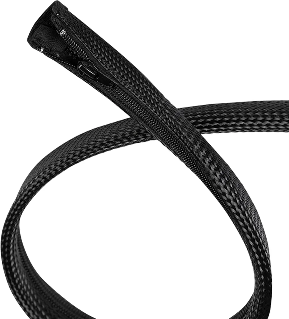 LogiLink KAB0083 Guaina per Cavi Nera con Cerniera 5m | Ordine Professionale
