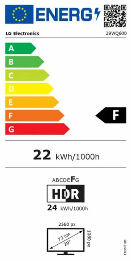 Écran LG 29WQ600-W UltraWide 29 Pouces HDR10 avec Port USB-C Intégré