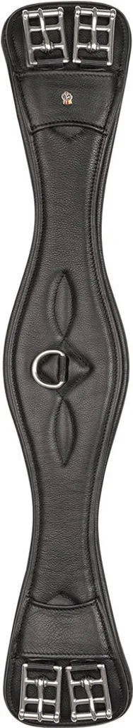 Sangle de dressage 70 cm cuir noir pour le bien-être du cheval
