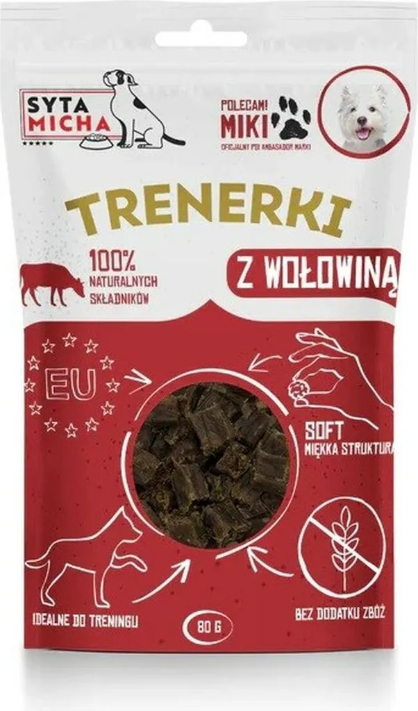 Friandises d'entraînement au bœuf 80g - Snack naturel protéiné pour chien