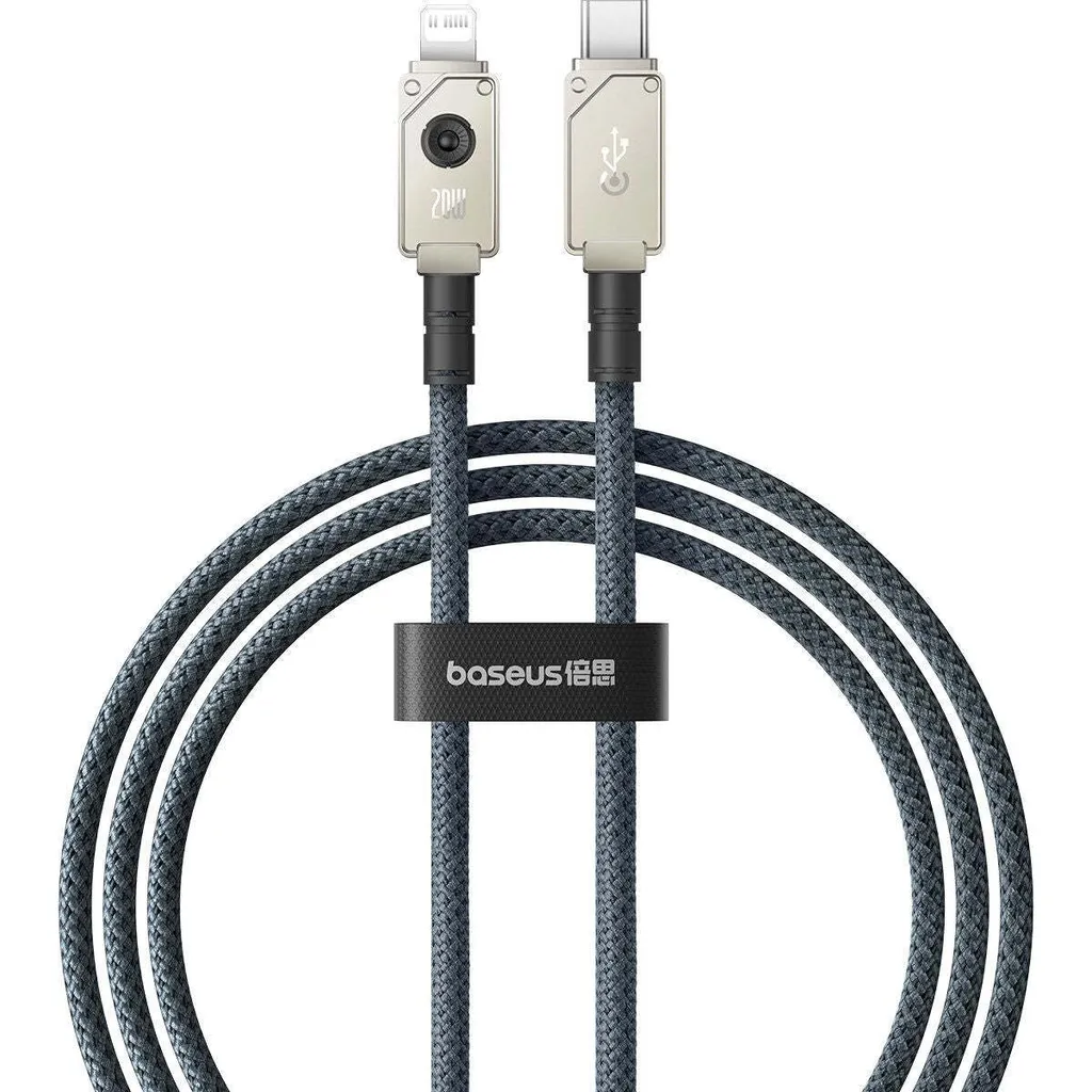 Cavo Baseus Unbreakable USB-C a Lightning 20W 1m - Bianco Resistente