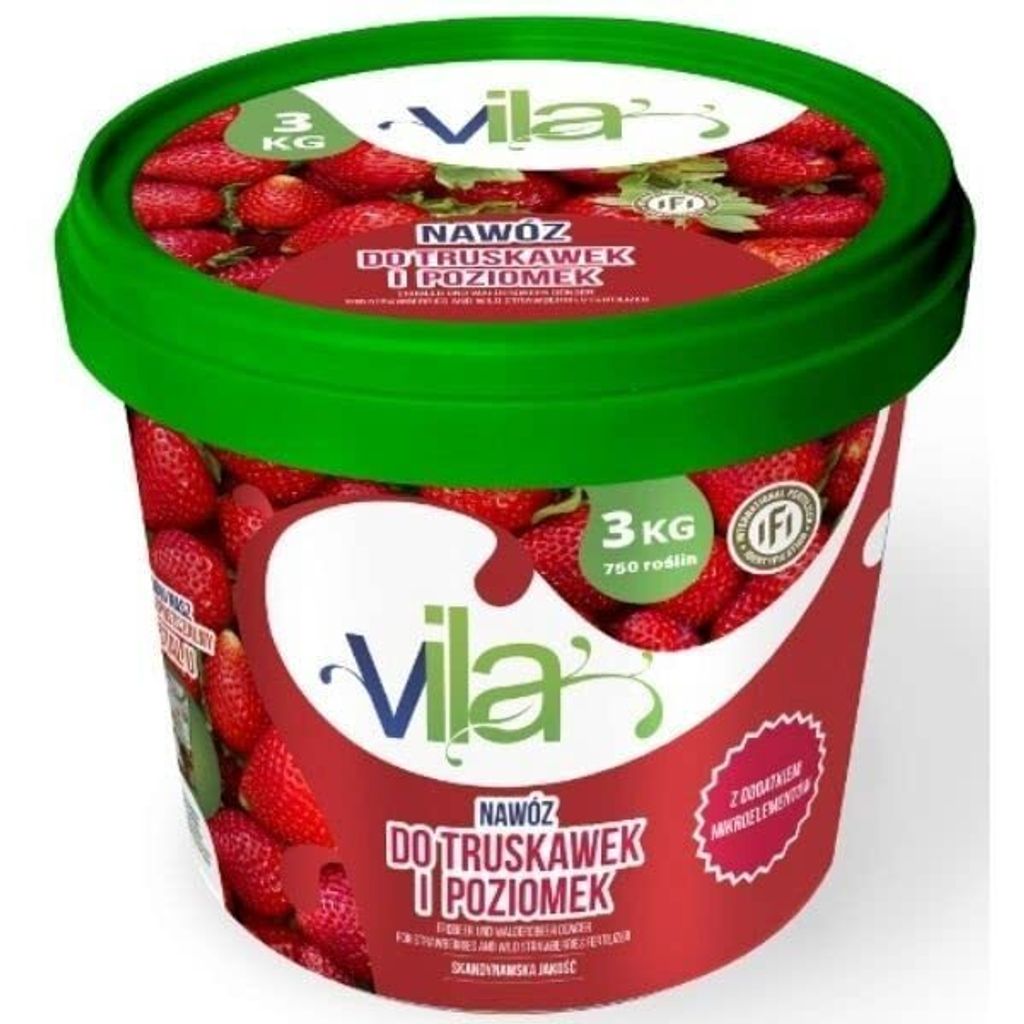 Vila Dünger für Erdbeeren Obst Früchte Pflanzen Gartendünger 3 kg