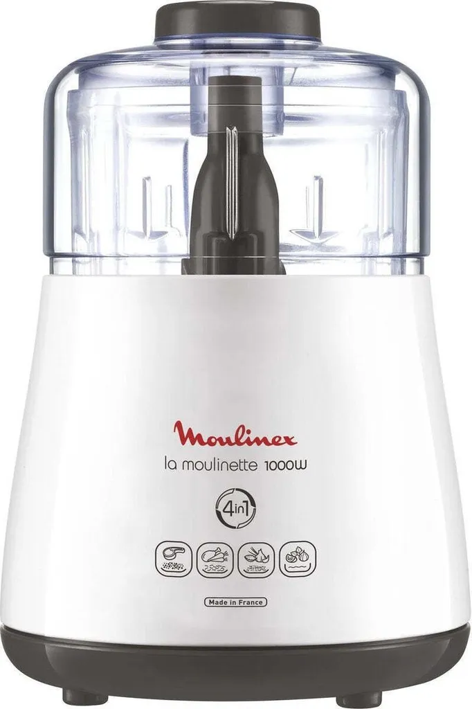 Hachoir Moulinex Moulinette DPA141 anti-pleurs oignons ail et herbes