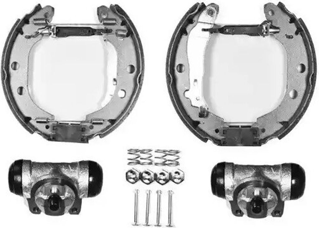 JURID KIT EVO Bremsensatz Trommelbremse Hinten für RENAULT KANGOO (KC0/1) 381365J