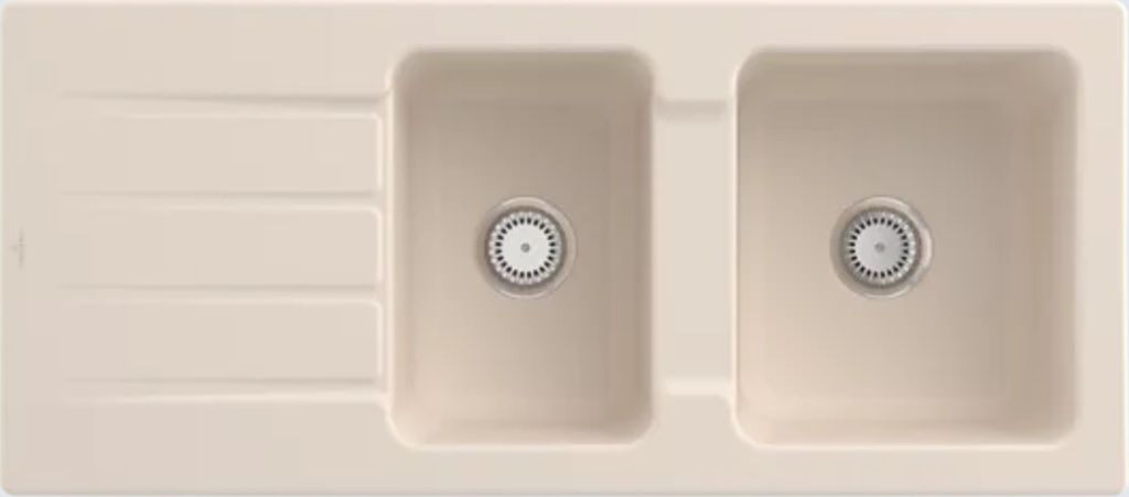 Villeroy & Boch Keramikspüle 338001FU, Architectura 80 Einbauspüle - inkl.