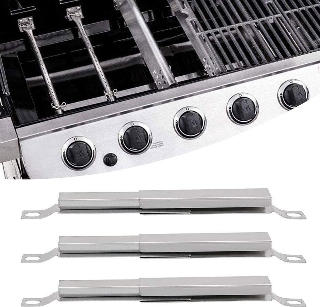 Crossover-Rohre, BBQ-Teile aus Edelstahl, Gasgrill-Crossover-Rohrkanal-Brenner, Ersatz passend für Charbroil Performance 463673517