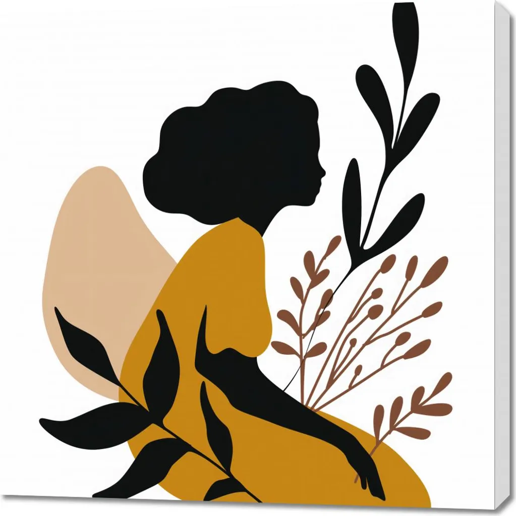 Decorazione Parete Zen: Quadro 90x90 cm Riposo nella Natura Relax Casa