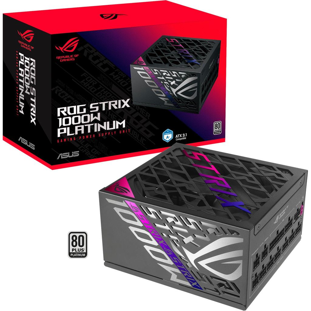 ASUS ROG-STRIX-1000P-GAMING, PC-Netzteil, (1x 12-Pin High Power GPU