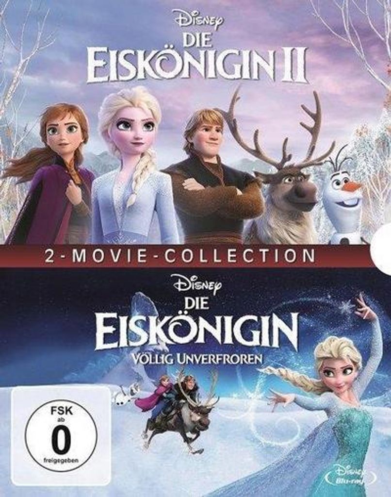 Blu-Ray Die Eiskönigin 1 + 2 Zdjęcie produktu 
