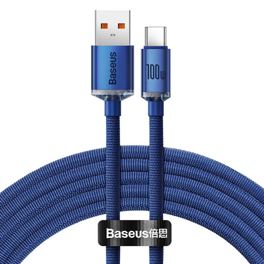 Baseus Crystal Shine, 1,2 m, USB A, USB C, 0,48 Gbit/s, Produktbild 