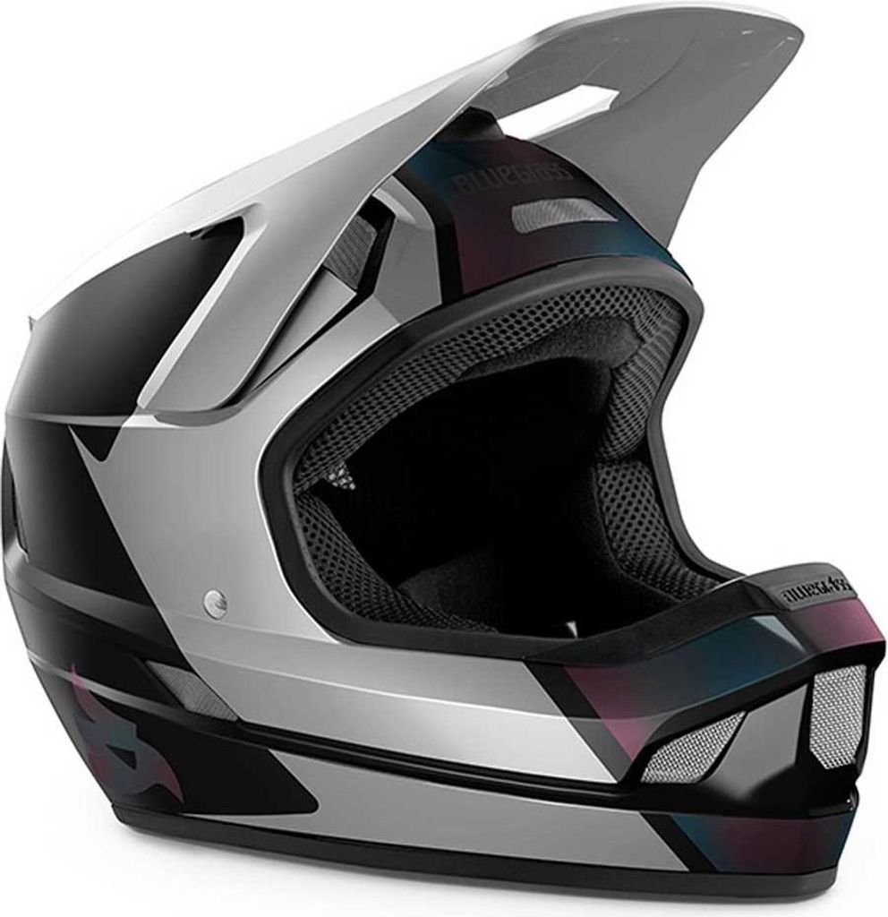 Fahrradhelm Bluegrass LEGIT weiß und schwarz matt, Größe L 58-60 cm