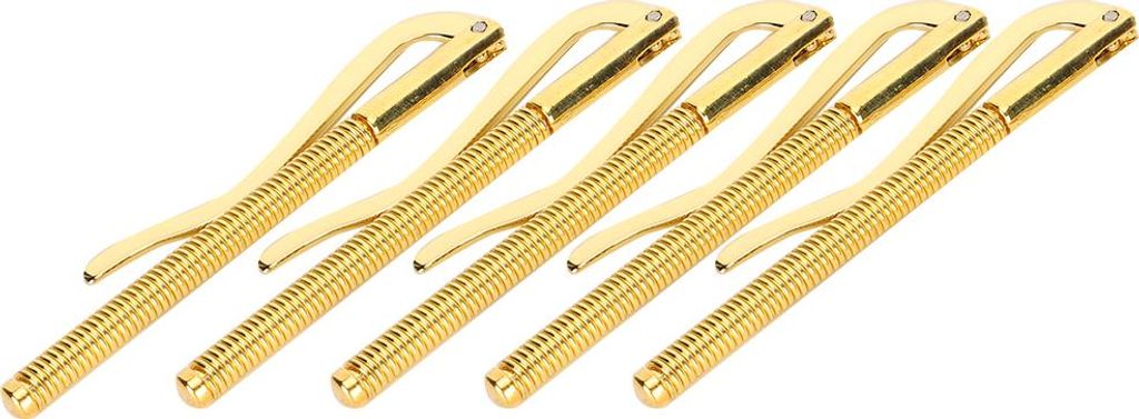 5 Stück Geldscheinklammer aus galvanisiertem Stahl mit hoher Härte, Feder 80 mm für Leder-Geldbörsen