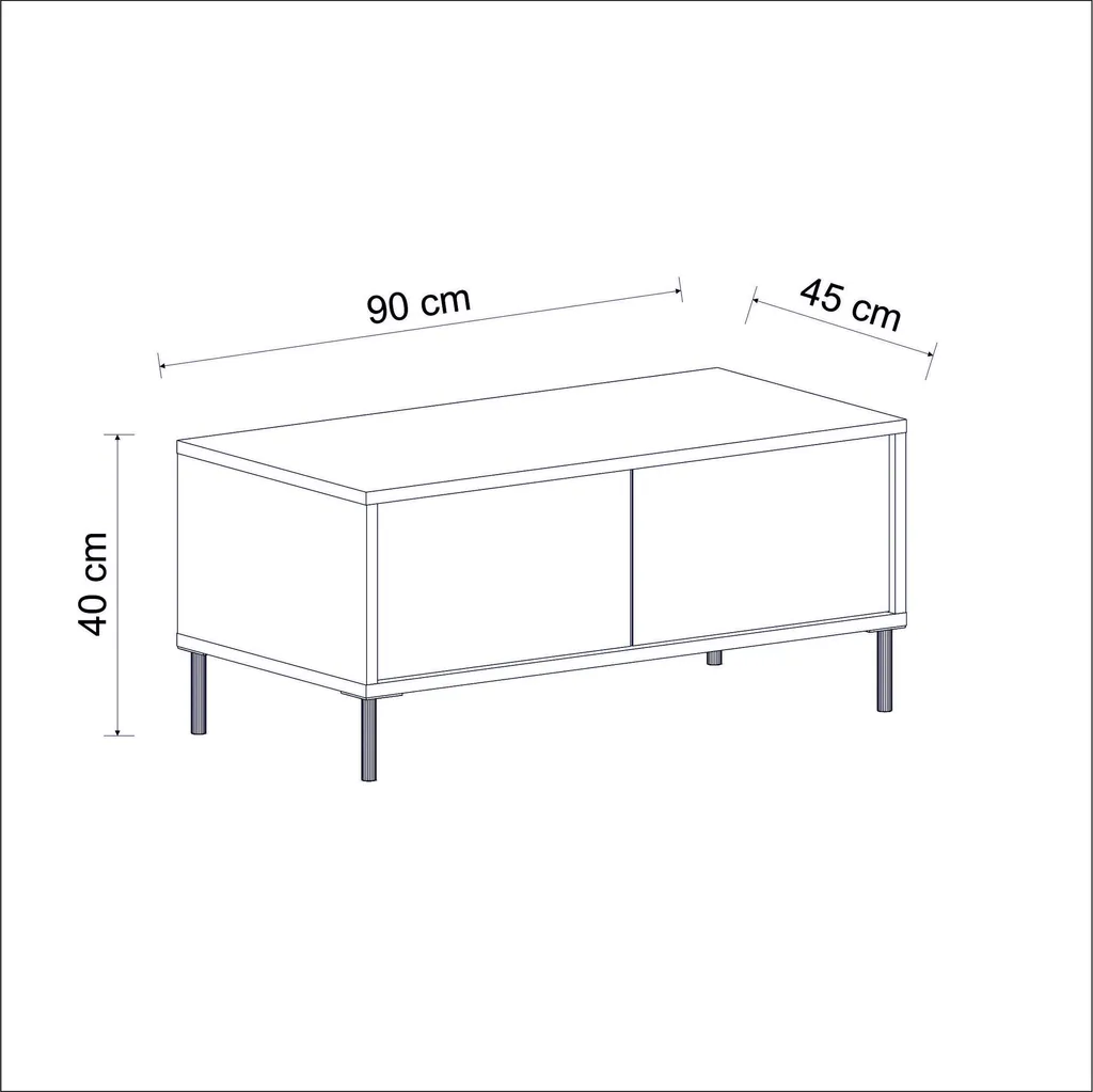 Table basse rectangulaire en pierre de travertin Imaj Skye Decor - 4