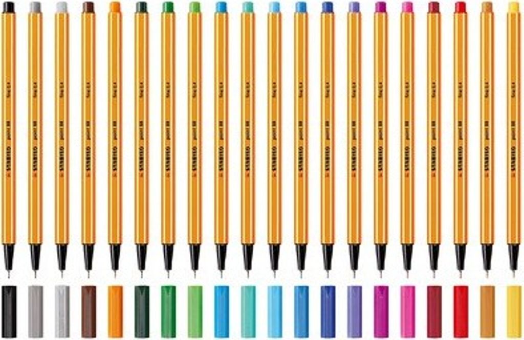 Fineliner - STABILO point 88 - Einzelstift - schwarz Produktbild 