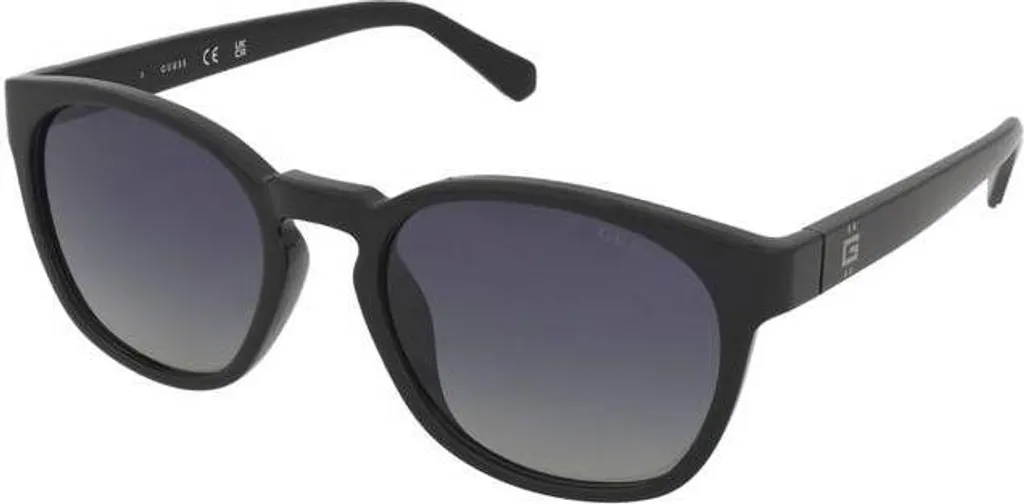 Occhiali da sole Guess GU00083 Uomo Nero | Design Tondo Polarizzato