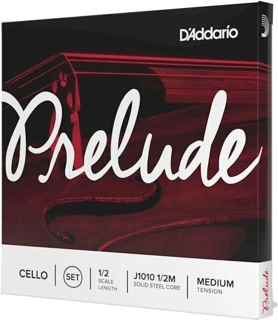 D'Addario Prelude Violoncelle 1/2 Cordes Stables Faciles à Accorder