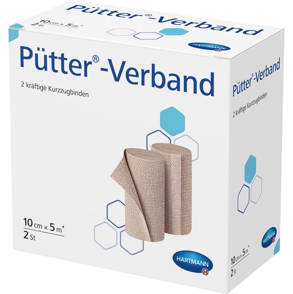 Pansement Pütter 10 cmx5 m 2 pces Image du produit 